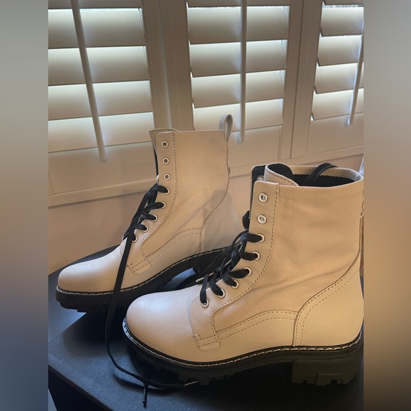 Ray & Bone Leather Combat Boots - Picture 3 of 5